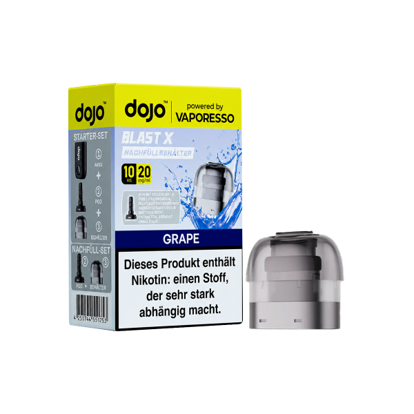 Vaporesso - Dojo Blast X - Pod 10ml - Grape - 20mg