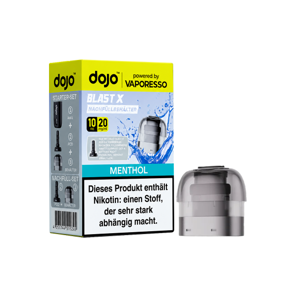 Vaporesso - Dojo Blast X - Pod 10ml - Menthol - 20mg