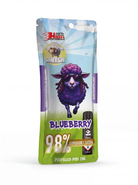 SHEESH 98% Superior Pod 2ml Blueberry