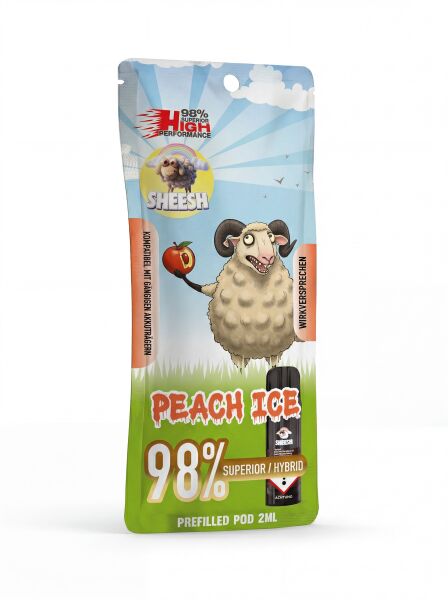 SHEESH 98% Superior Pod 2ml Peach Ice