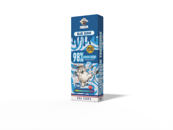SHEESH 98% Superior Blend Vape Blue Zushi