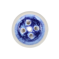 Pot - 5 Hole - Blue Bubble
