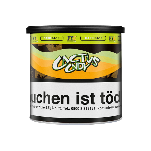 Fog Your Law Dark - Cactus Cndy- Schwarzer Pfeifentabak Dry Base - 65 g