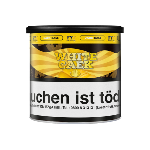 Fog Your Law Dark - White Caek Alman - Schwarzer Pfeifentabak Dry Base - 65 g