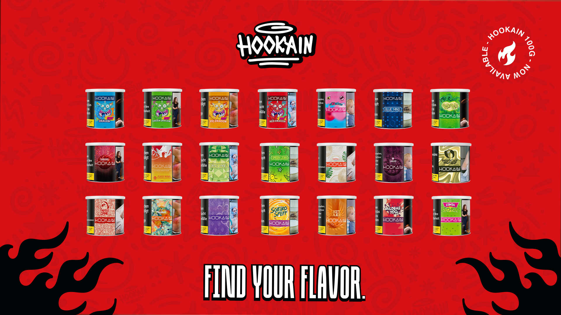 Hookain Tobacco - 100g
